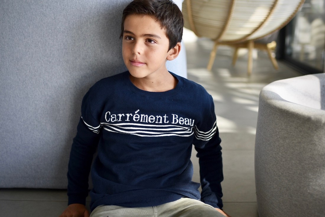 Pull en laine et coton Carrément beau